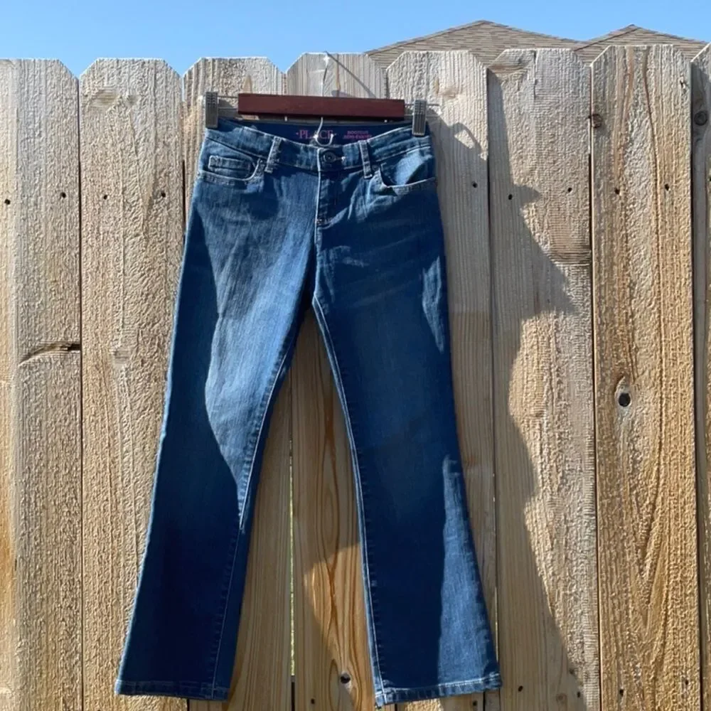 Take 50% OFF- Children’s Place Bootcut Semi-Evasee Girls Jean, Size-8