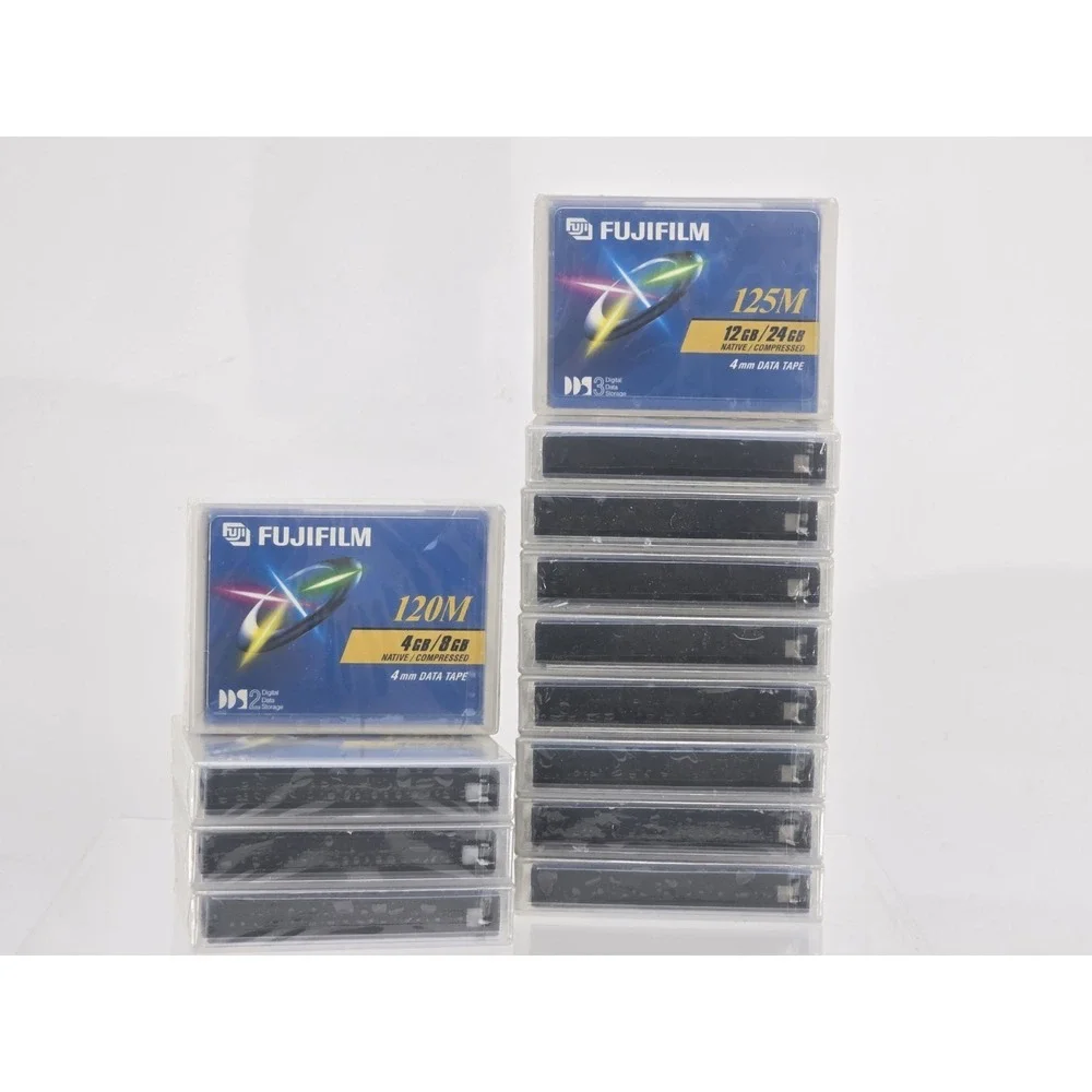 9 Fujifilm 125M‎ & 4 120M DDS3 4mm Data Tape Digital Data Storage DDS3 Bundle