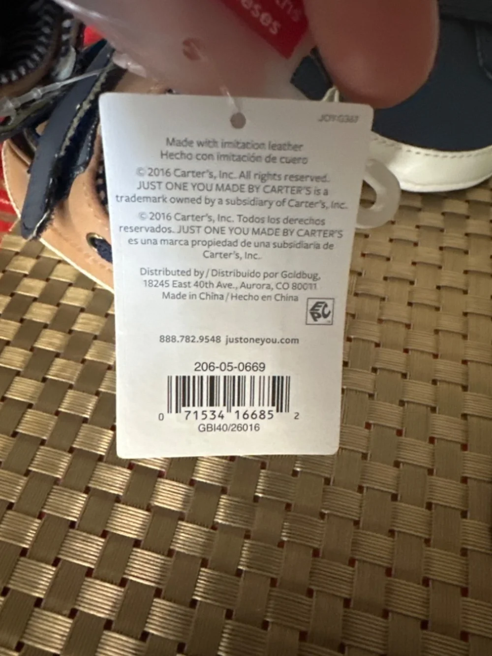 Carters great used shoe