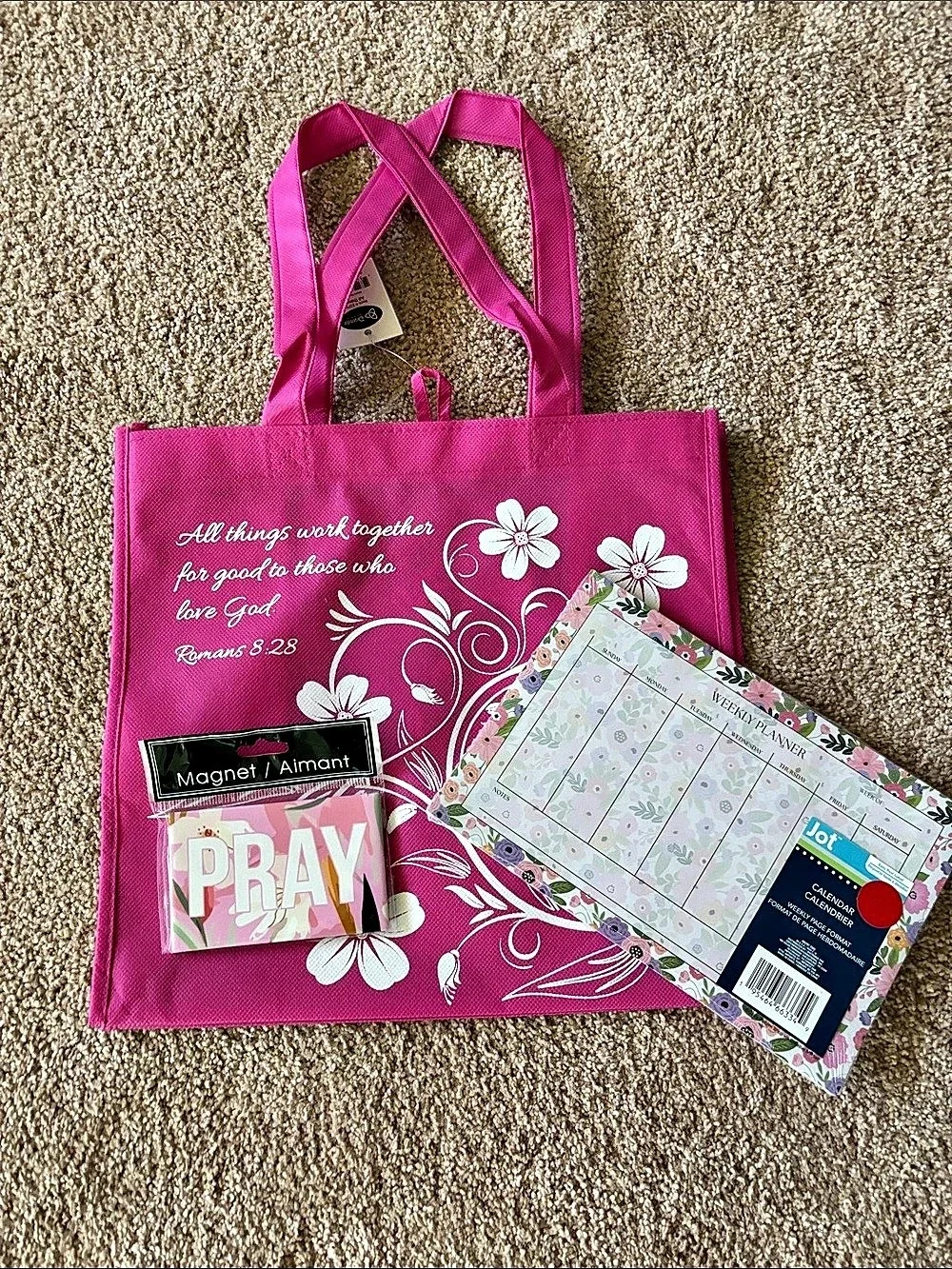 N/A pink floral