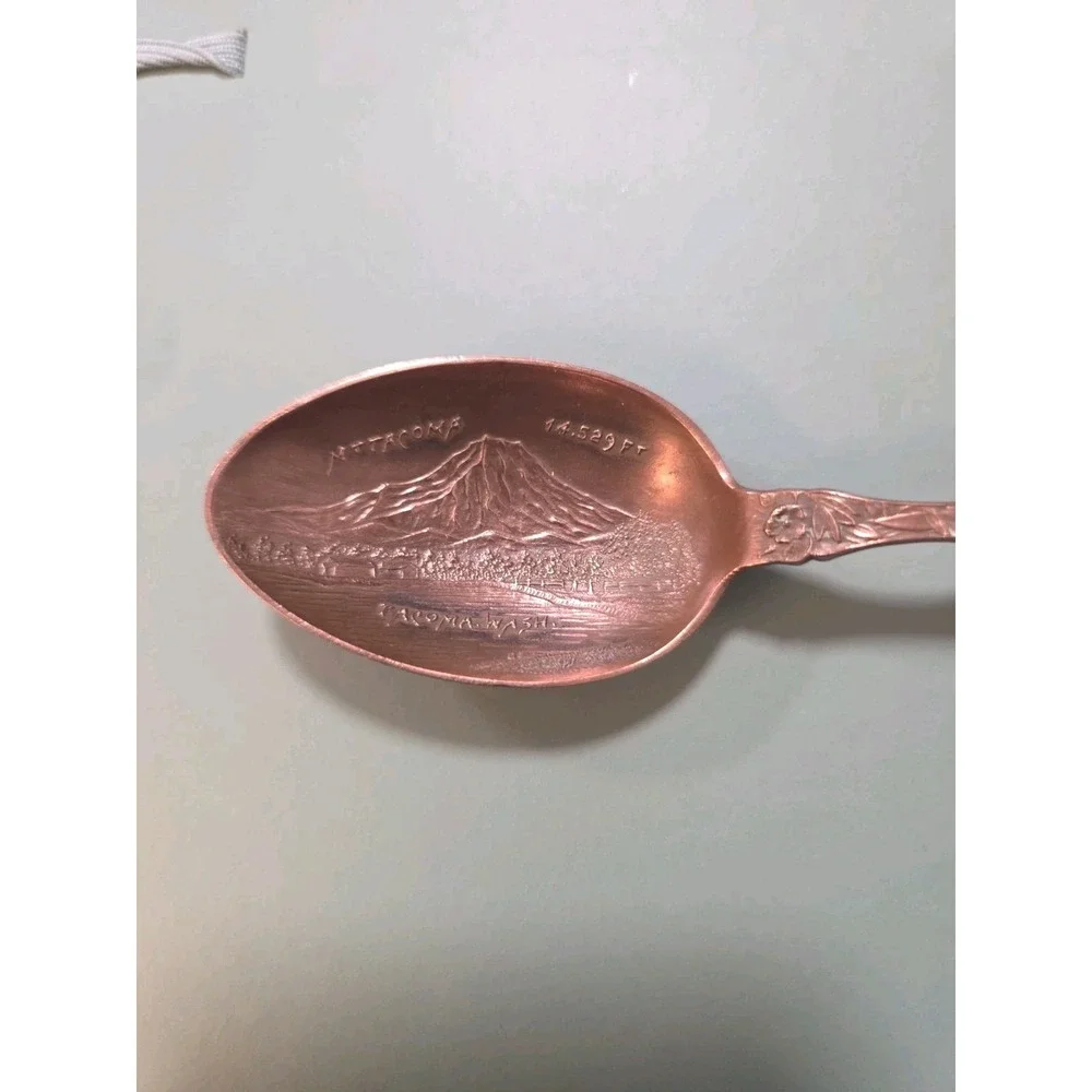 Vintage Joseph Mayer & Bros. Copper Mt. Tahoma Souvenir Spoon
