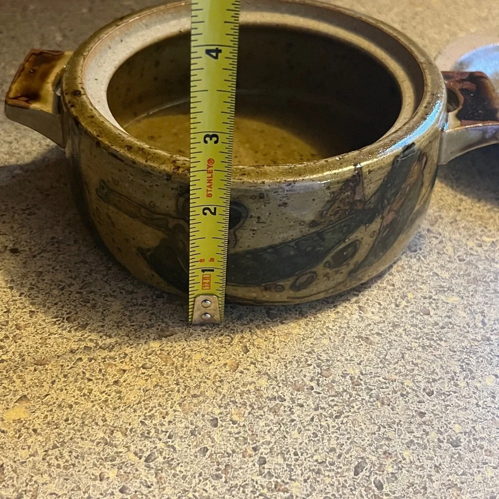 Vintage Otagiri stoneware dish with lid