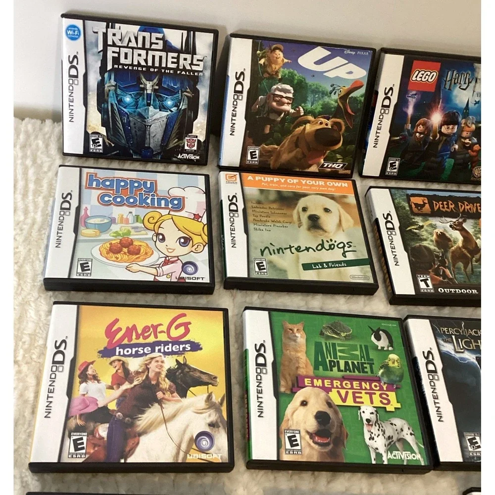 Lot of 14 NINTENDO DS Cases & Manuals Only - NO GAMES Lego Duty Dogs Star Wars +