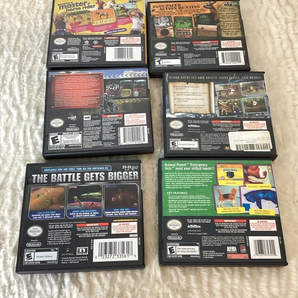 Lot of 14 NINTENDO DS Cases & Manuals Only - NO GAMES Lego Duty Dogs Star Wars +