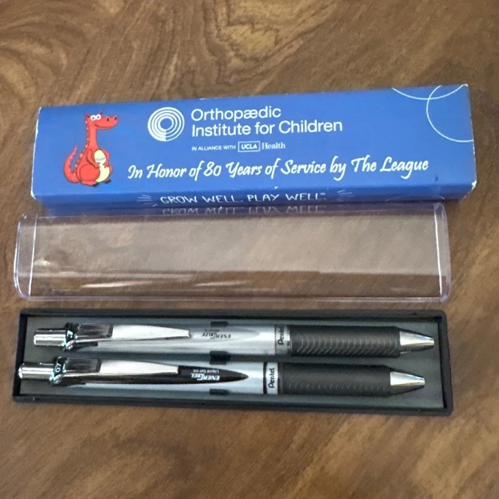 Pentel EnerGel Pen Pencil Set UCLA Health Orthopaedic Institute Volunteer Gift‎