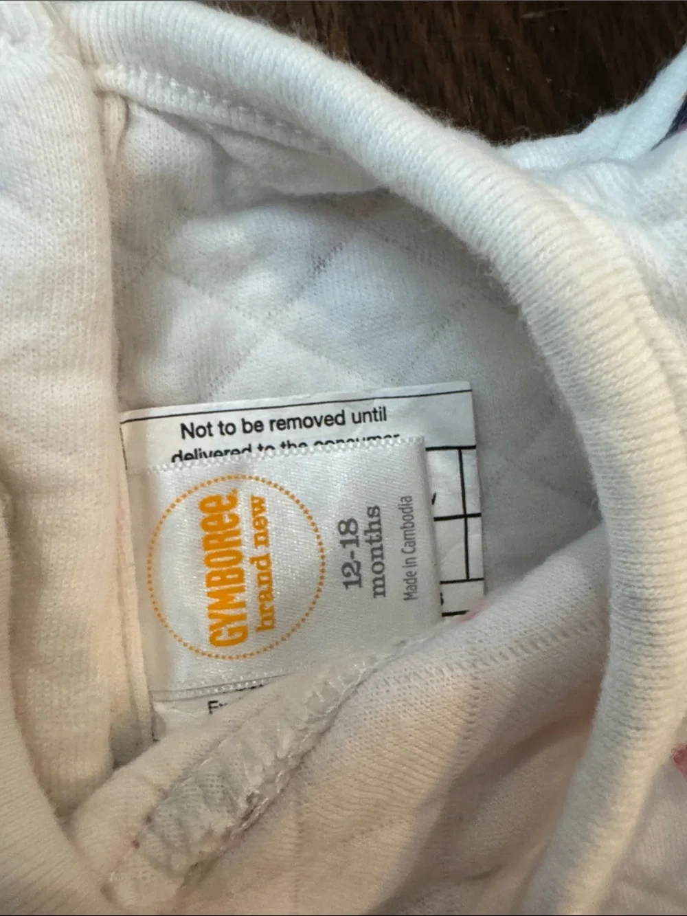 Gymboree quilted one
