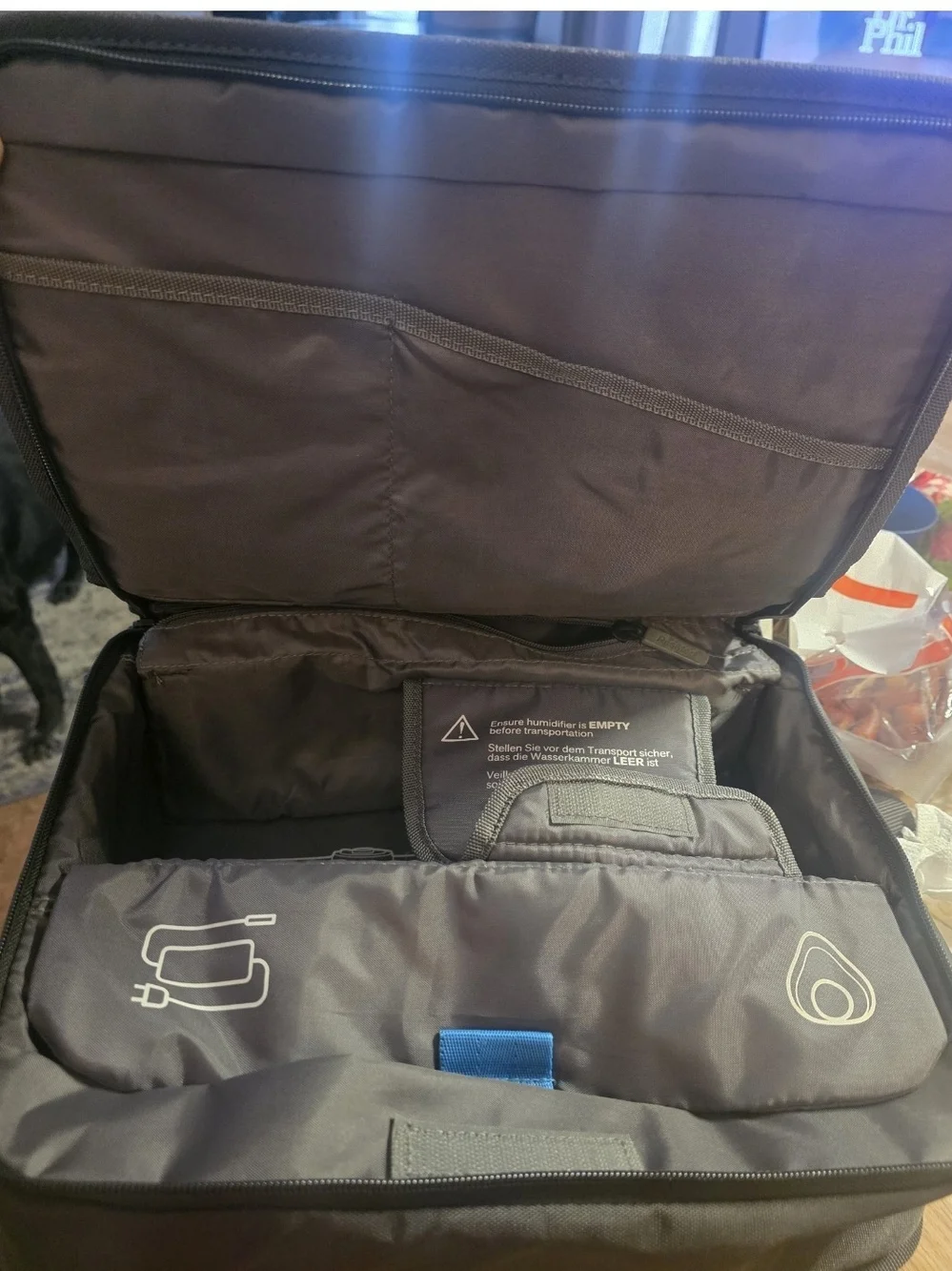 Travel Bag , Aircurve 10 Bipap Power Cord, Water Chamber