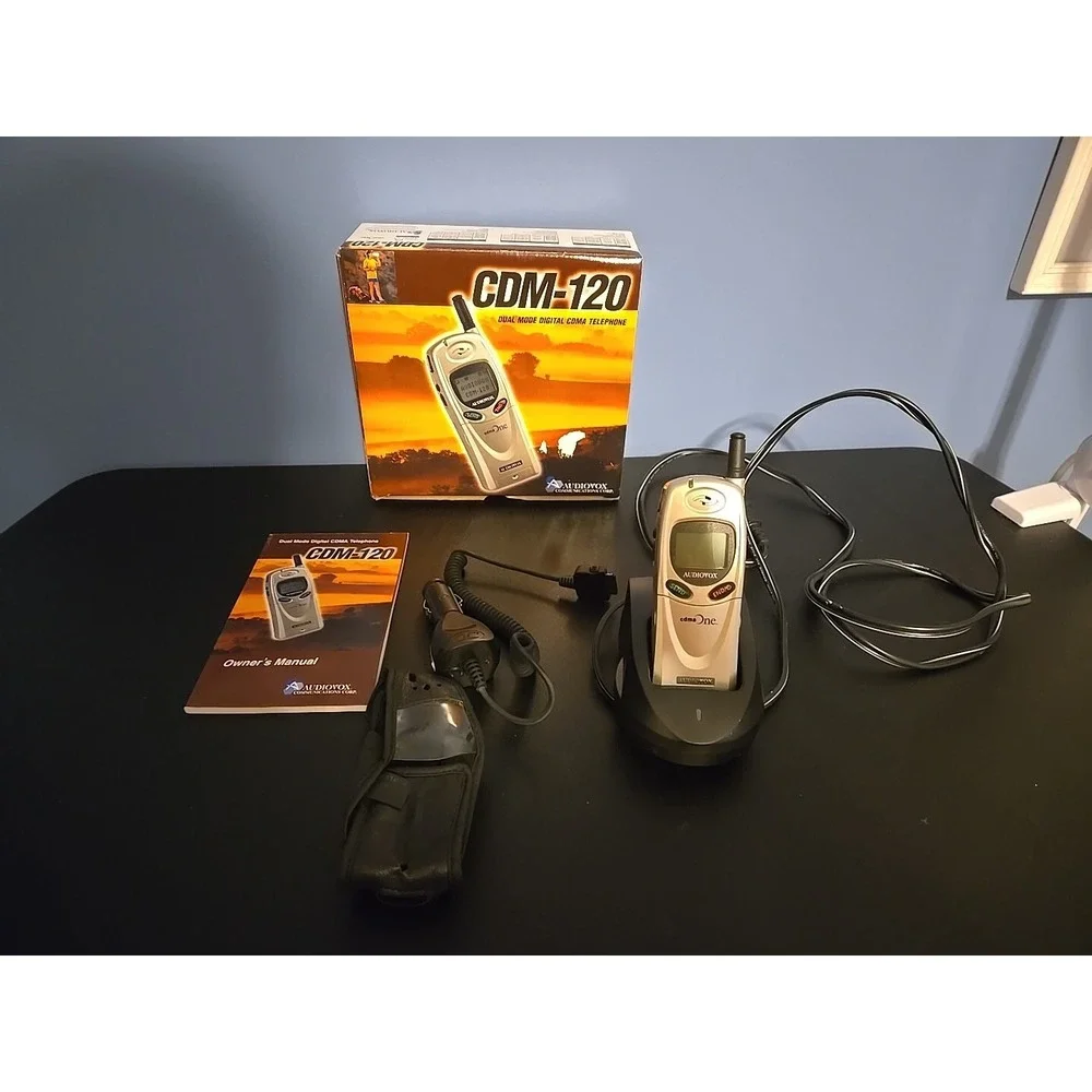 Vintage Collectible‎ Audiovox CDM-120 Cell Phone Untested