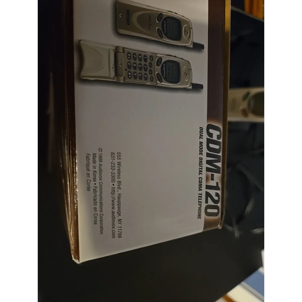 Vintage Collectible‎ Audiovox CDM-120 Cell Phone Untested