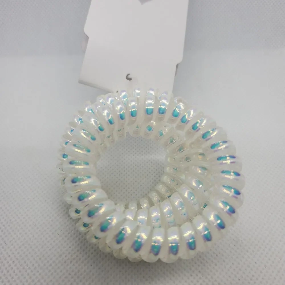 NWT The Children's Place 4 White Iridescent Hair