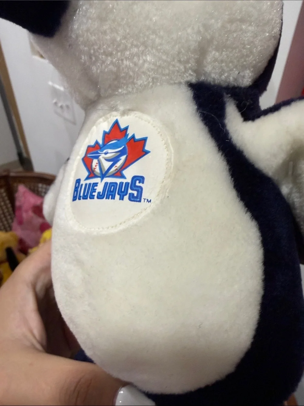 Blue Jay plush blue