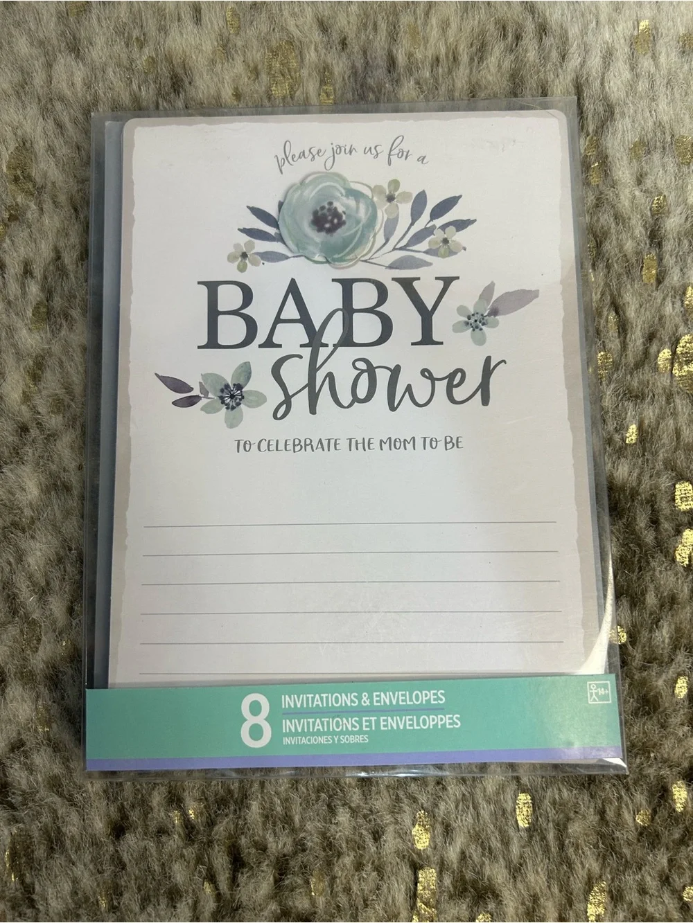 5‎ for $25🔥Baby Shower Invitations- Set of 8- New