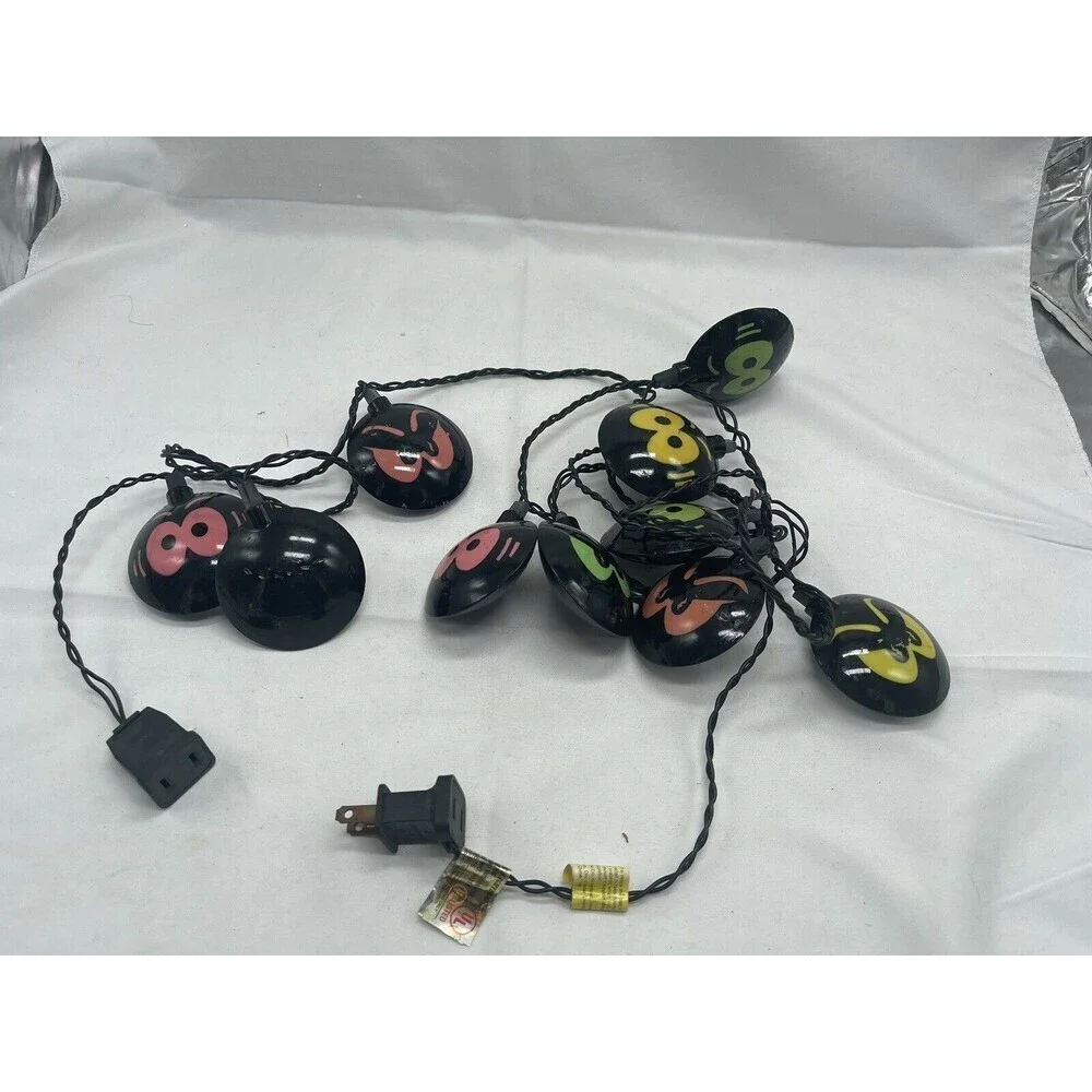 Halloween Light Strands Glowing Eyes And Faces Stackable Strands Novelty Lights