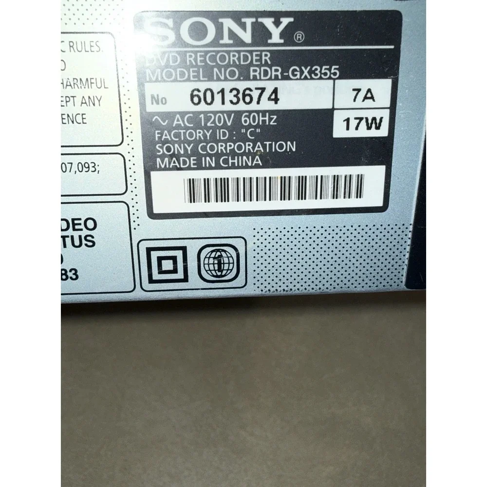 Sony dvd recorder