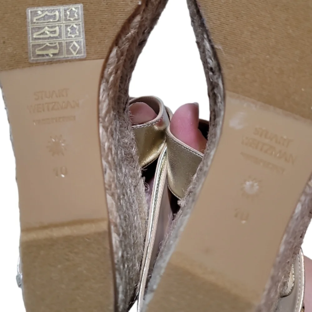 Stuart Weitzman bold metallic