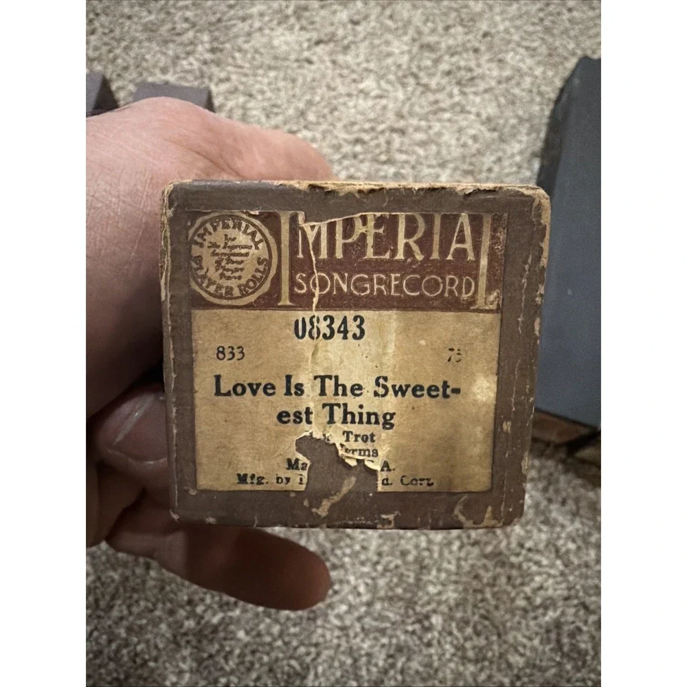 Vintage QRS,Imperial & International Player Piano Word Rolls. Lot Of 5. See Pocs