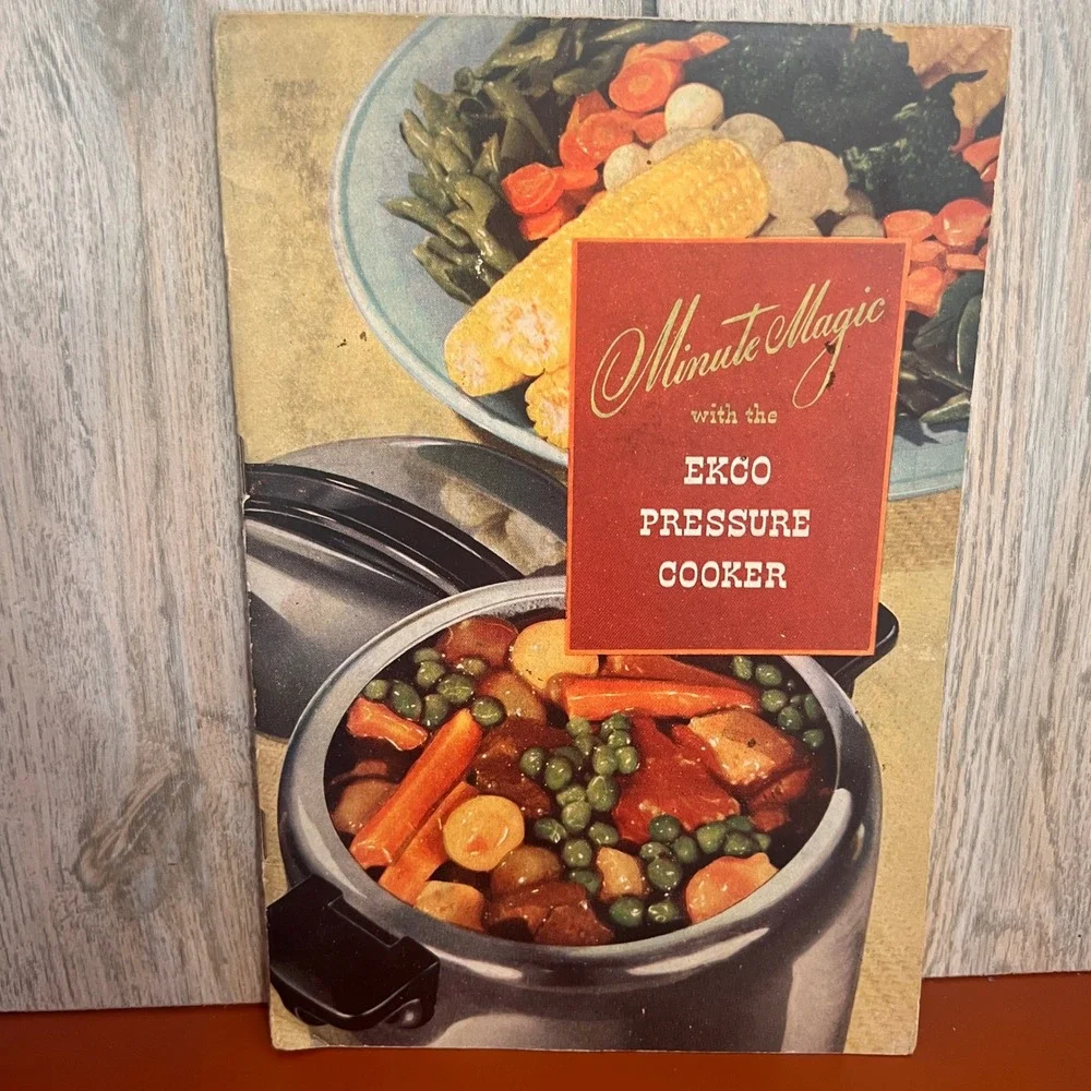 Vtg‎ 1945 Ekco Pressure Cooker Minute Magic Cookbook Instruction Manual Booklet