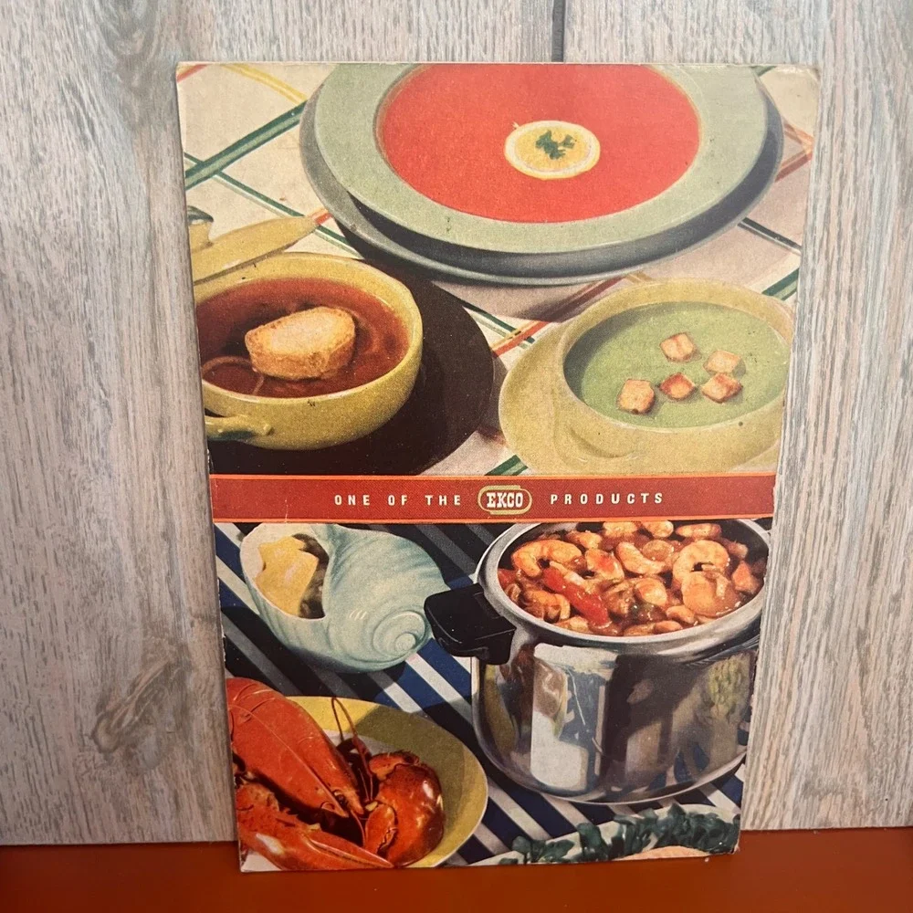 Vtg‎ 1945 Ekco Pressure Cooker Minute Magic Cookbook Instruction Manual Booklet