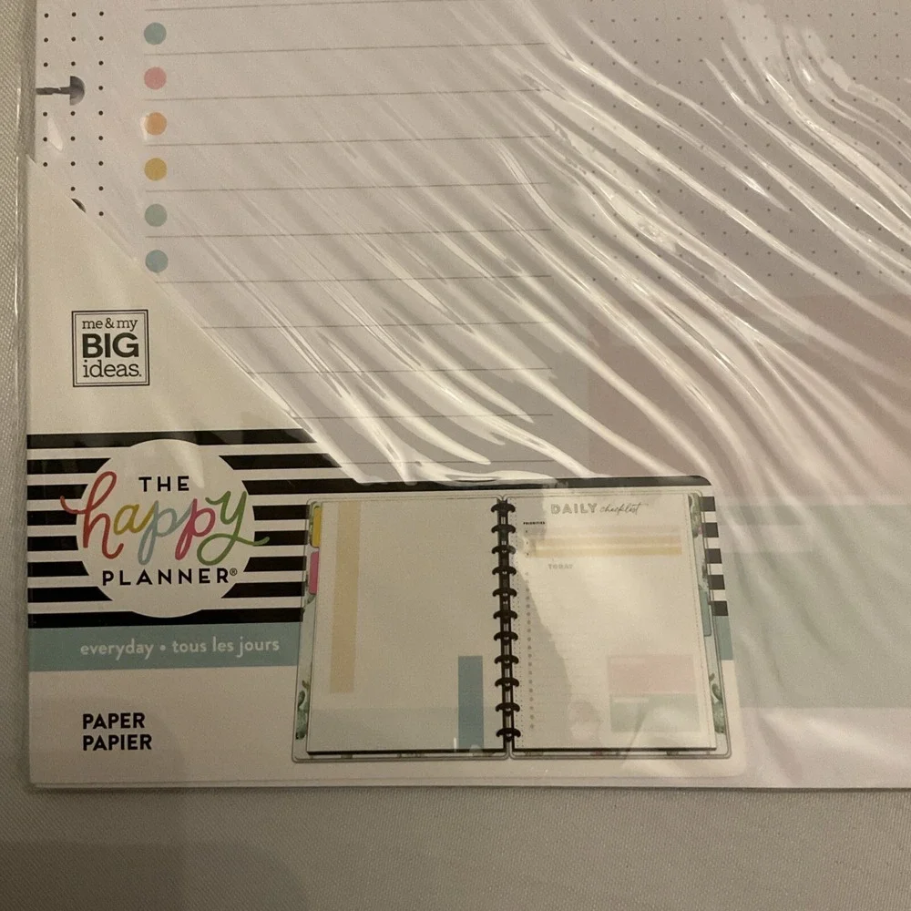 The‎ Happy Planner Everyday Daily Checklist Refill Pages 40 Sheets
