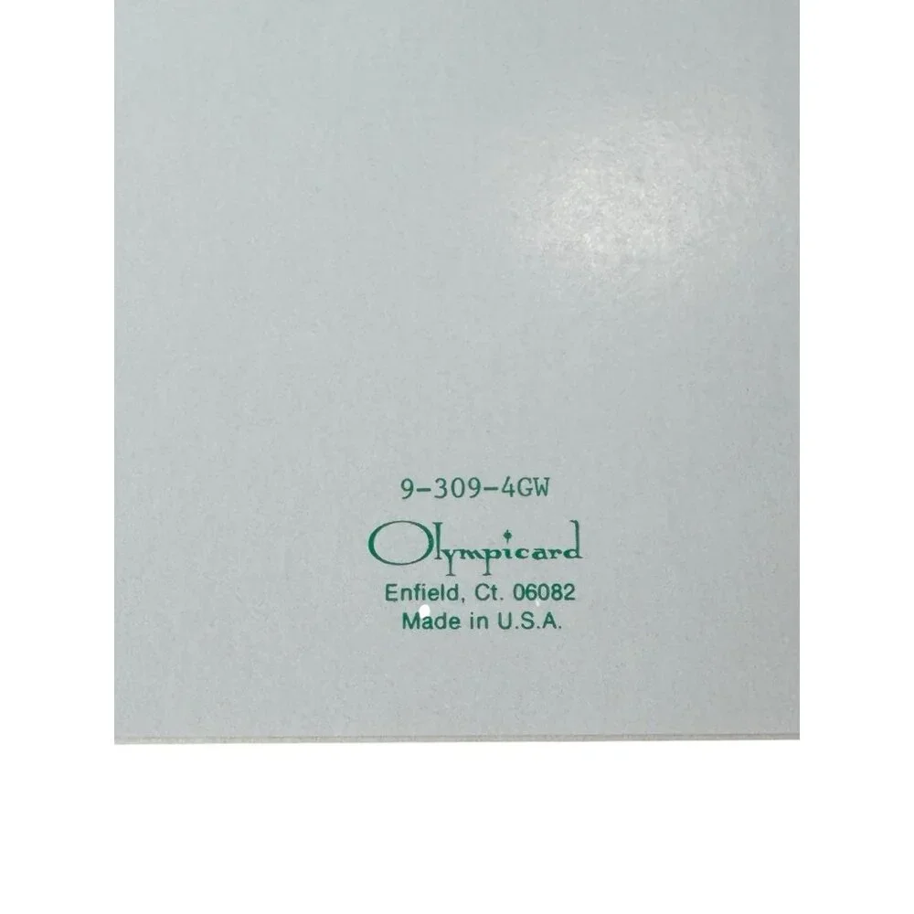 Olympicard Thinking Of You Greeting Card‎ Fox Pond Turtle Flowers USA Made