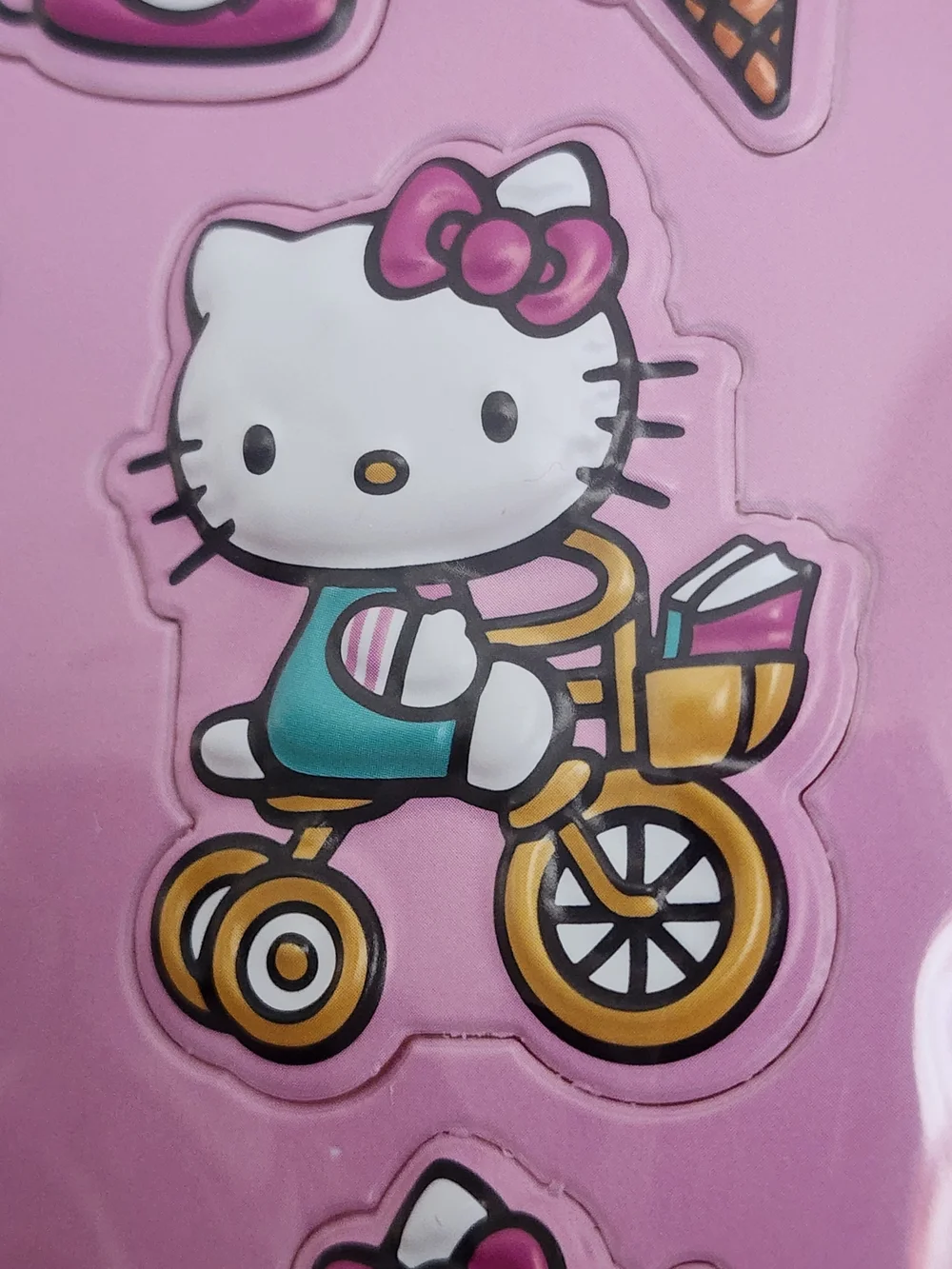 Hello Kitty sticker scrapbooking