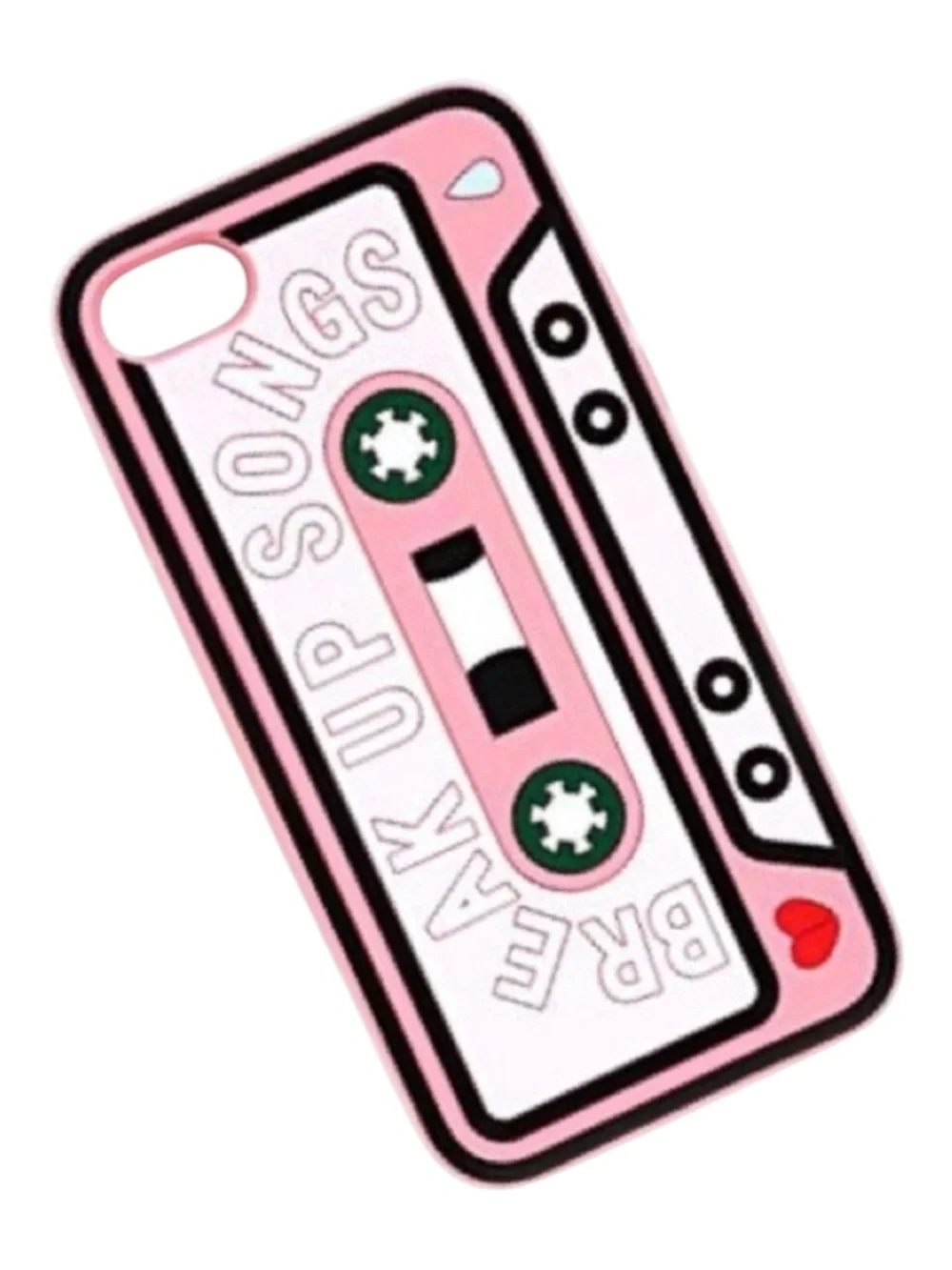 new Bando  Breakup Songs Retro Cassette Tape  iPhone 6 7 Phone Case  Pink 
