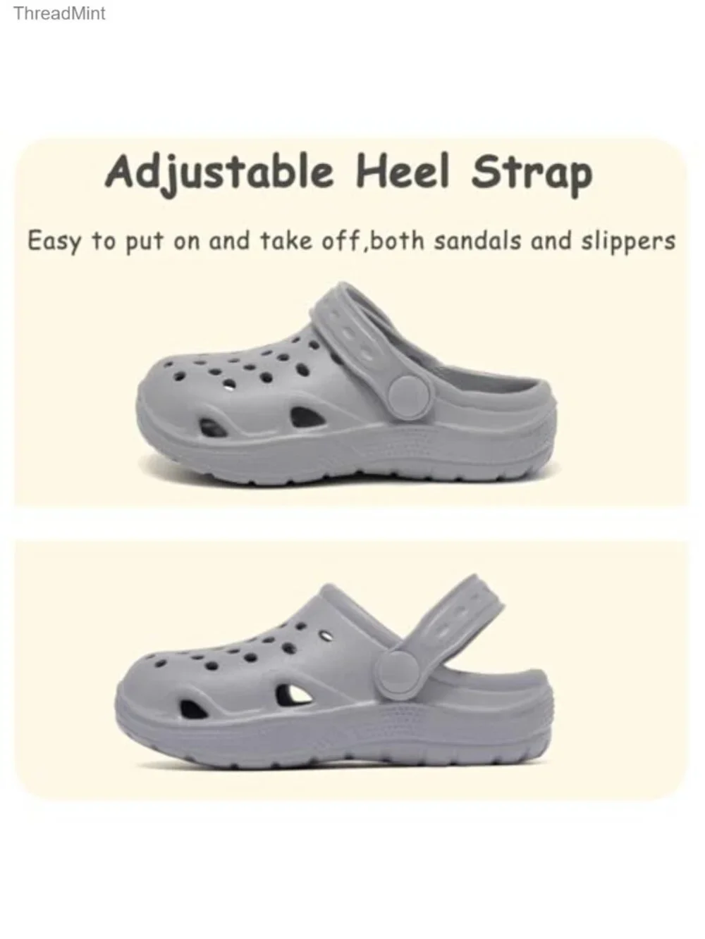 Toddler Girls Boys Water Shoes Clogs Sandals Slides EVA Non-Slip Summer