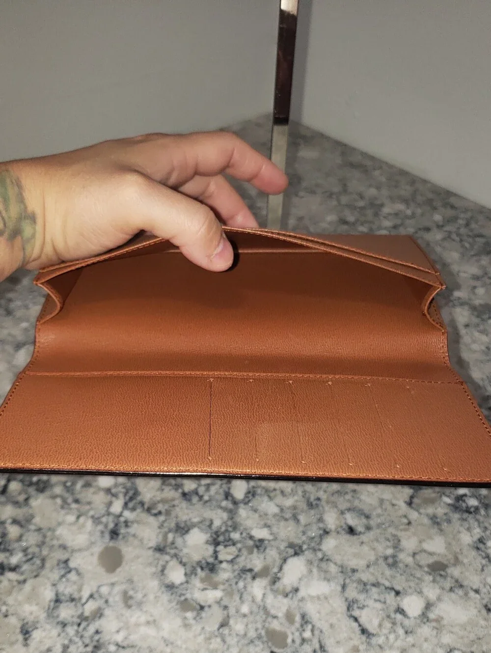 Dunhill Brown Leather Wallet