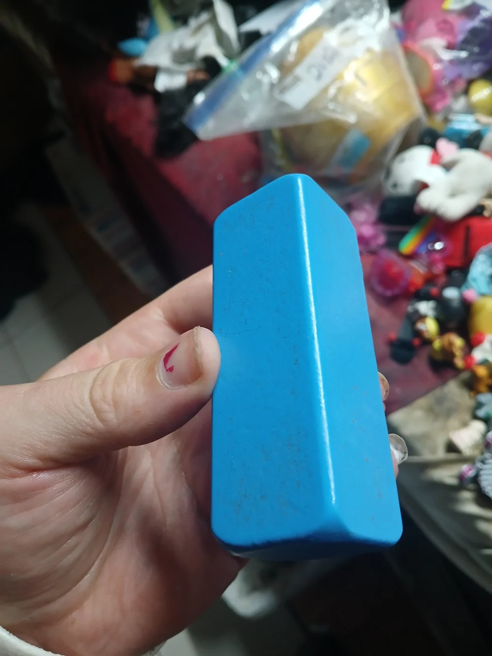 Blue Wooden Building Block for Creative Play