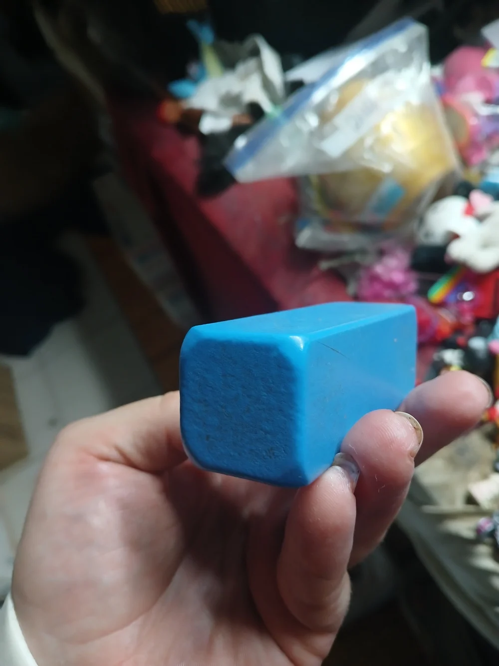 Blue Wooden Building Block for Creative Play