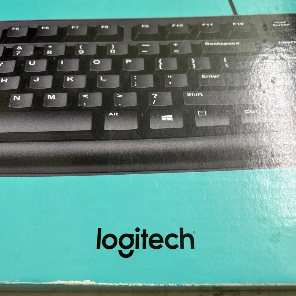 Logitech - K120‎ Full-size Wired Membrane Keyboard for PC