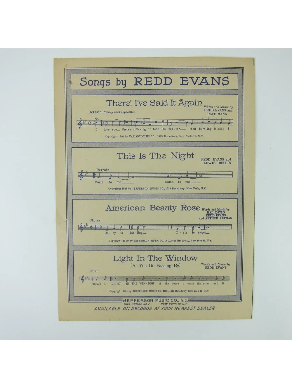 N/A sheet music