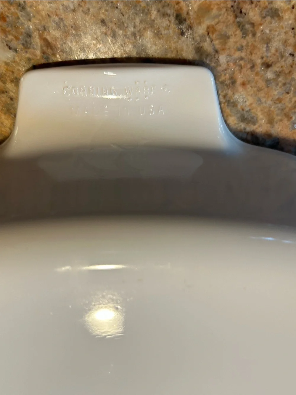 Corningware “Ocean View” #A-1-B 1Qt Casserole Dish w/Pyrex Lid #A-7-C. 1997-2000