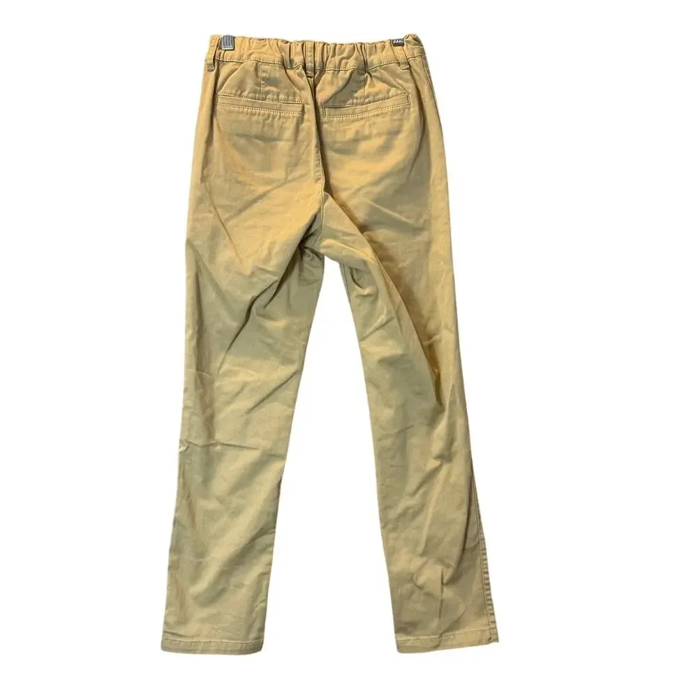 Children's Place Boys Khaki Chino Pants Flat Front School Uniform 12