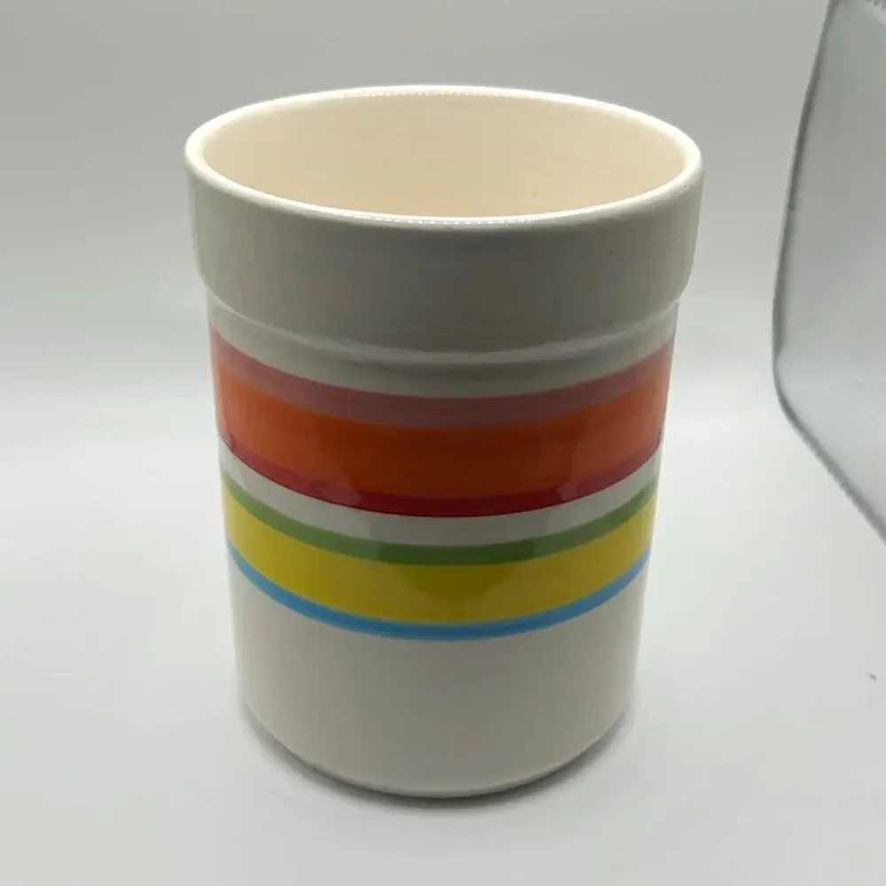 Vintage “AVON” Multicolored White Ceramic & Porcelain Container