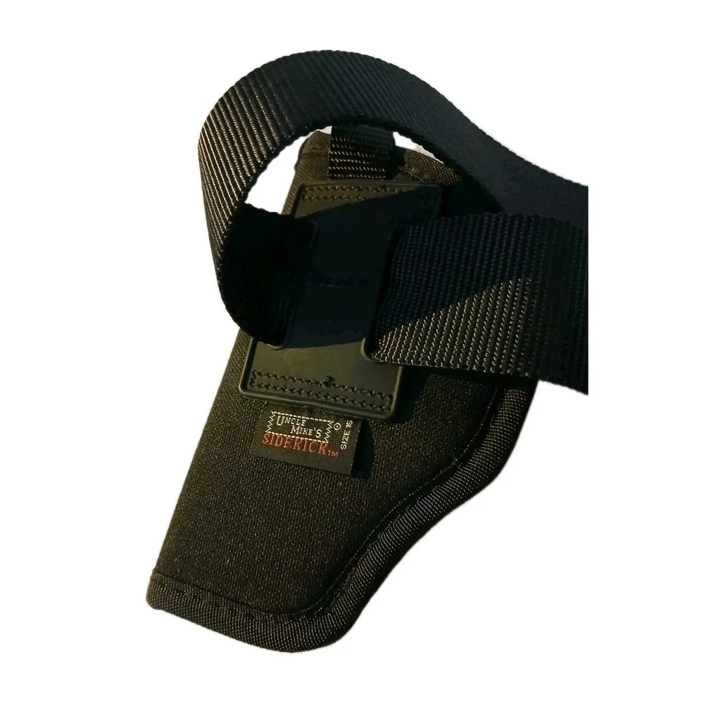 Uncle Mikes Sidekick Hip Holster 3.5'X4.5' Size 15/RH NR -Black Hawk Belt #1227