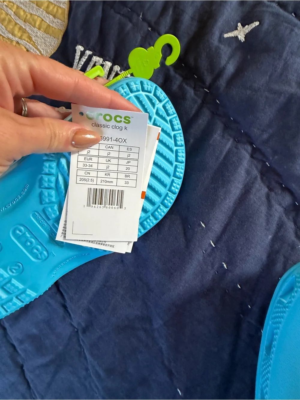 CROCS Kids Water Clog - Turquoise Blue