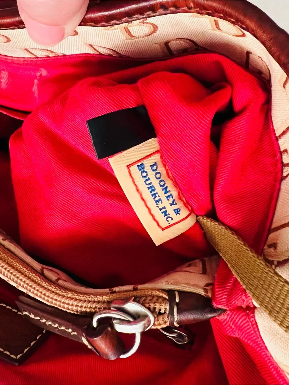 Dooney & Bourke leather beige