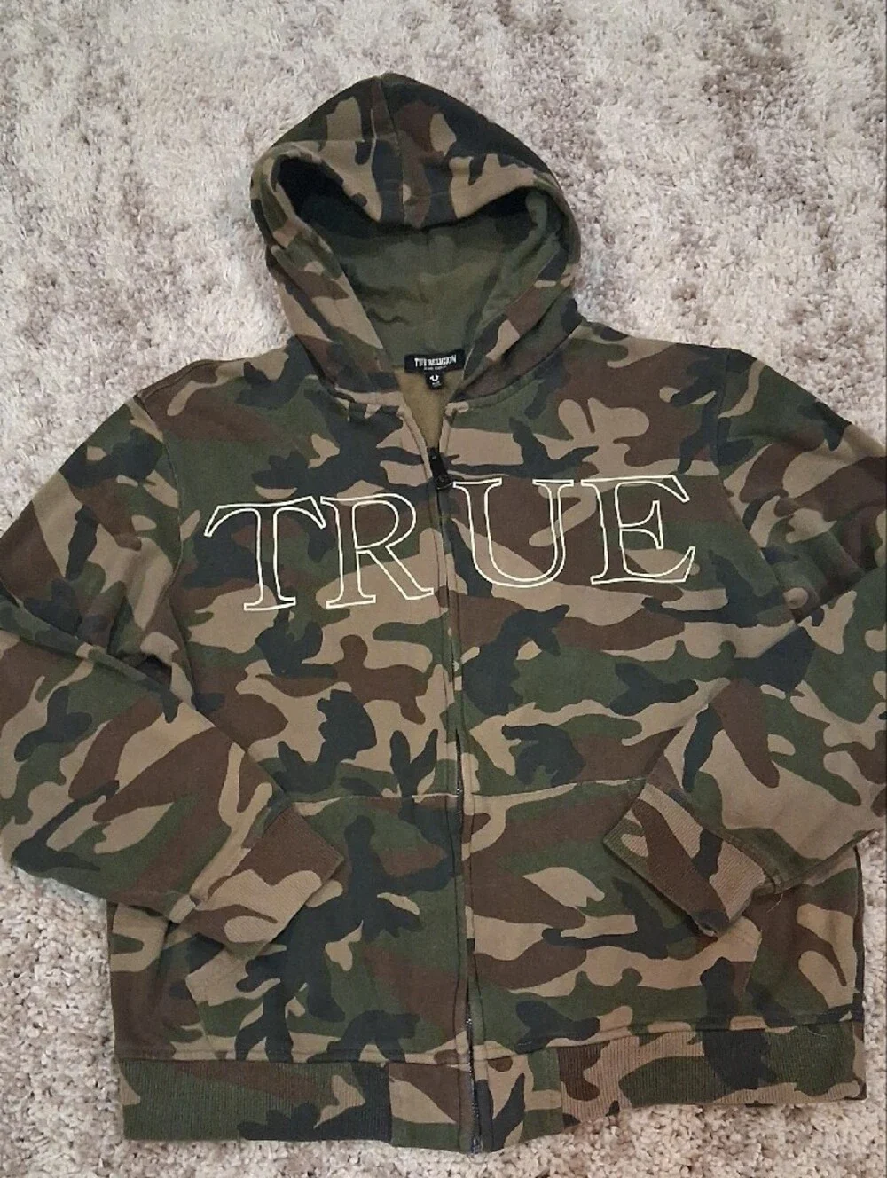 True Religion zip front