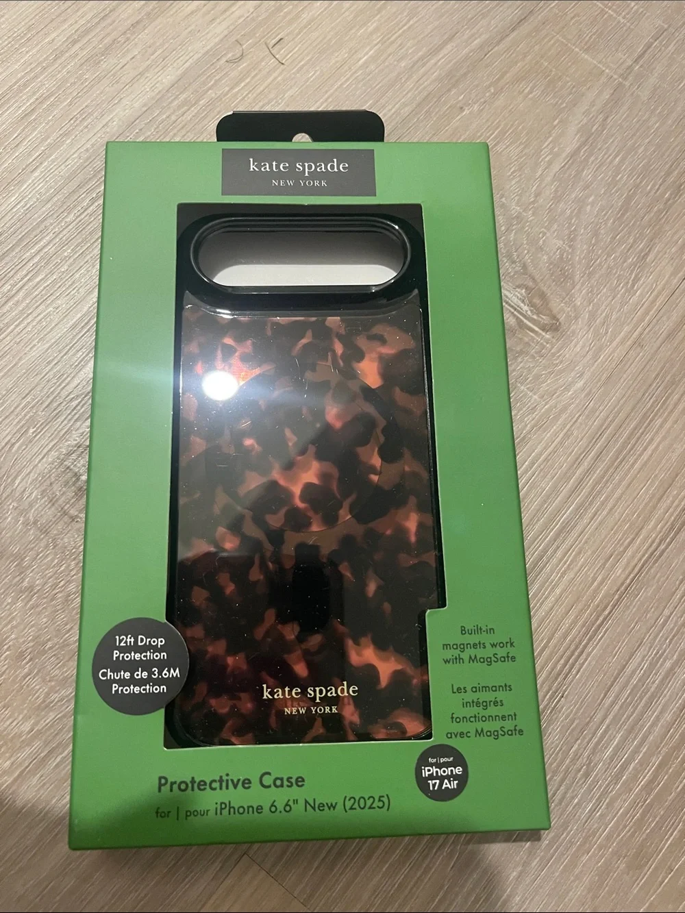 NWT kate spade Tortoise Shell Protective iPhone Case - iPhone 17 air