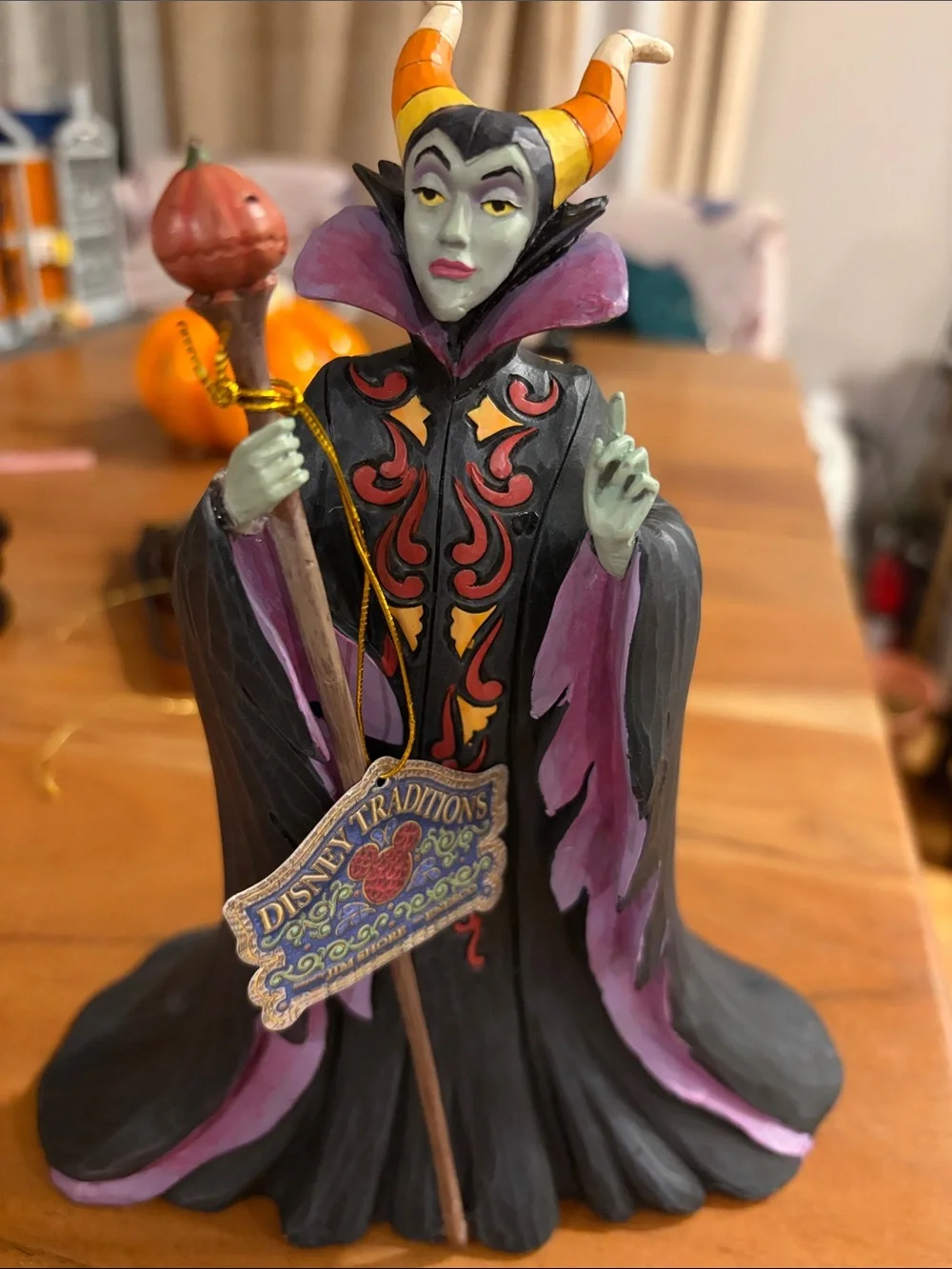 Maleficent Figurine - Black, Purple & Green candy curse Jim Shore