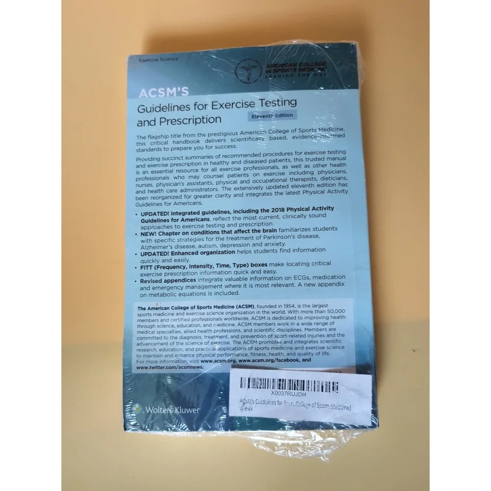 Lippincott Connect-Acsm Ser.: ACSM's Guidelines for‎ Exercise Testing and...