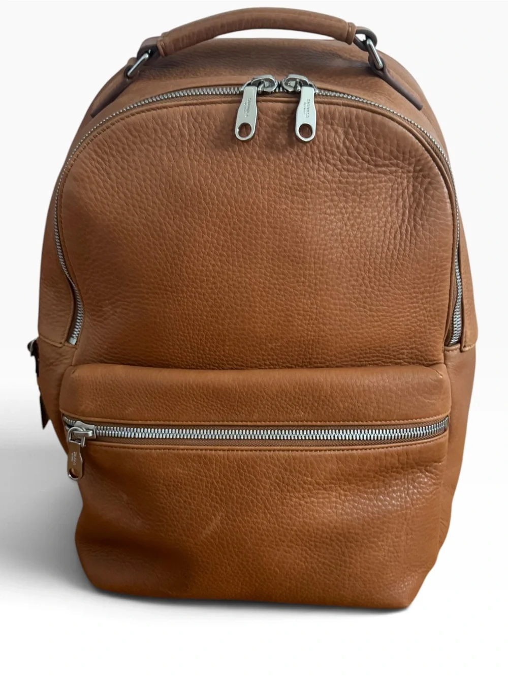 Shinola Detroit Runwell Leather Backpack - Tan Natural Grain