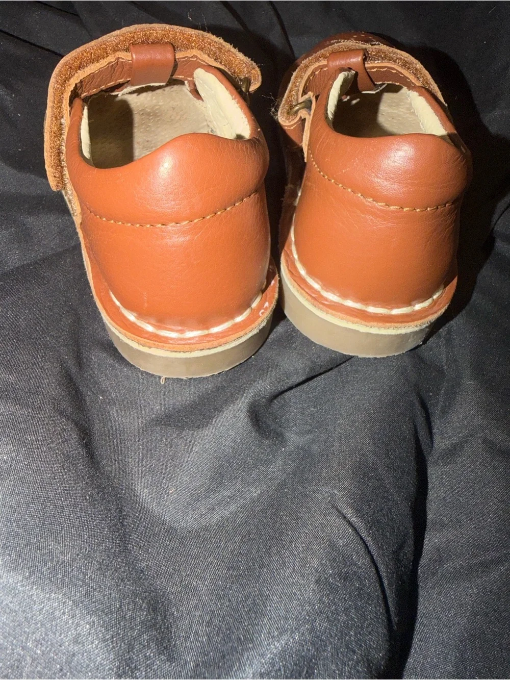 Mini Boden Girls US 9 Brown T Bar Flats Shoes UK 25 Maryjanes