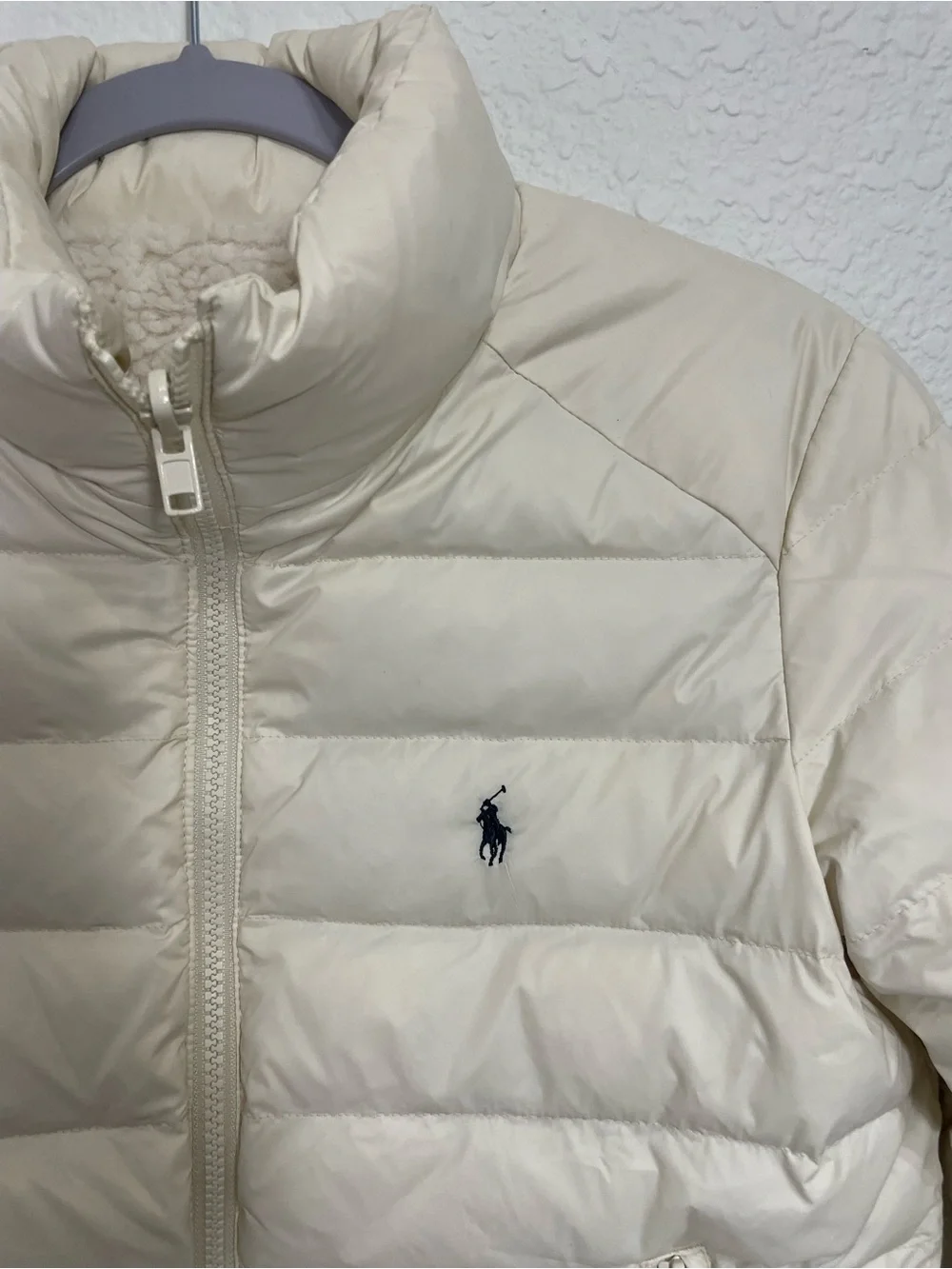 Ralph Lauren cream polo