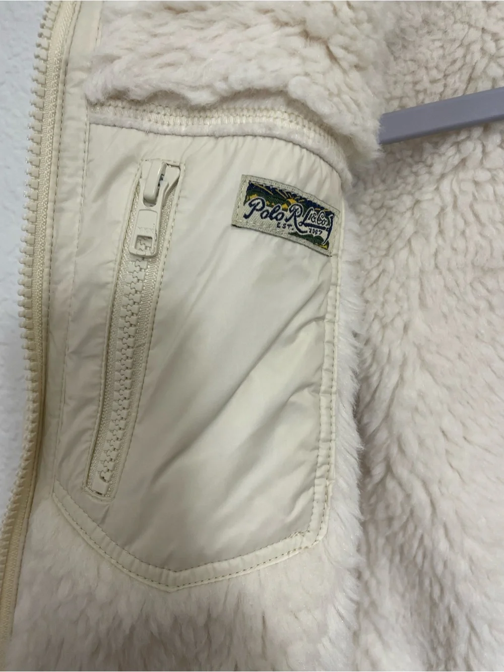 Ralph Lauren cream polo