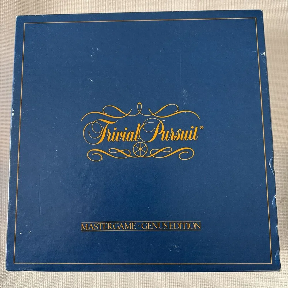 Vintage 1981 Original Trivial Pursuit Master Game Genus Edition -Nearly Complete