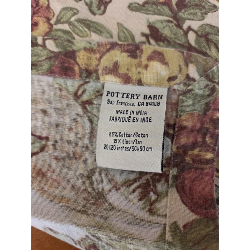 potterybarn 20x20 cloth