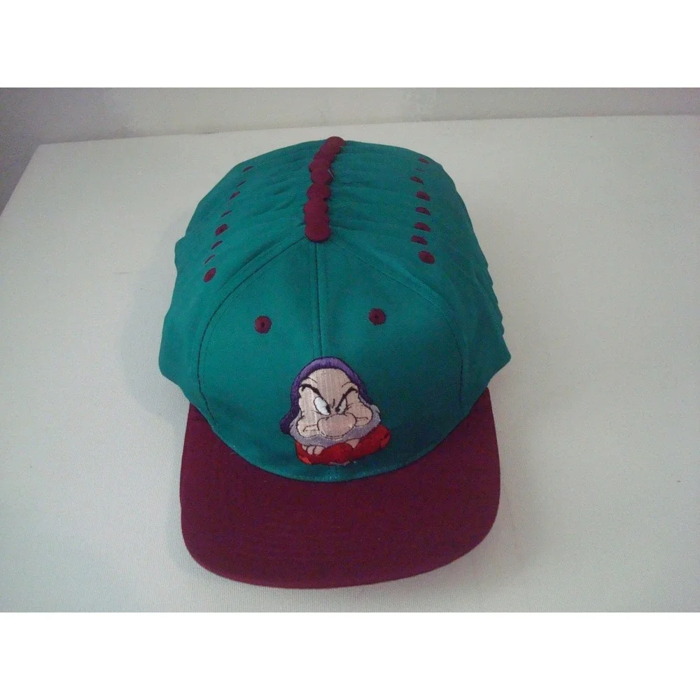 10PC LOT GRUMPY DISNEY SMALL-MEDIUM SNAPBACK 90S HAT CAP DEADSTOCK VINTAGE U4