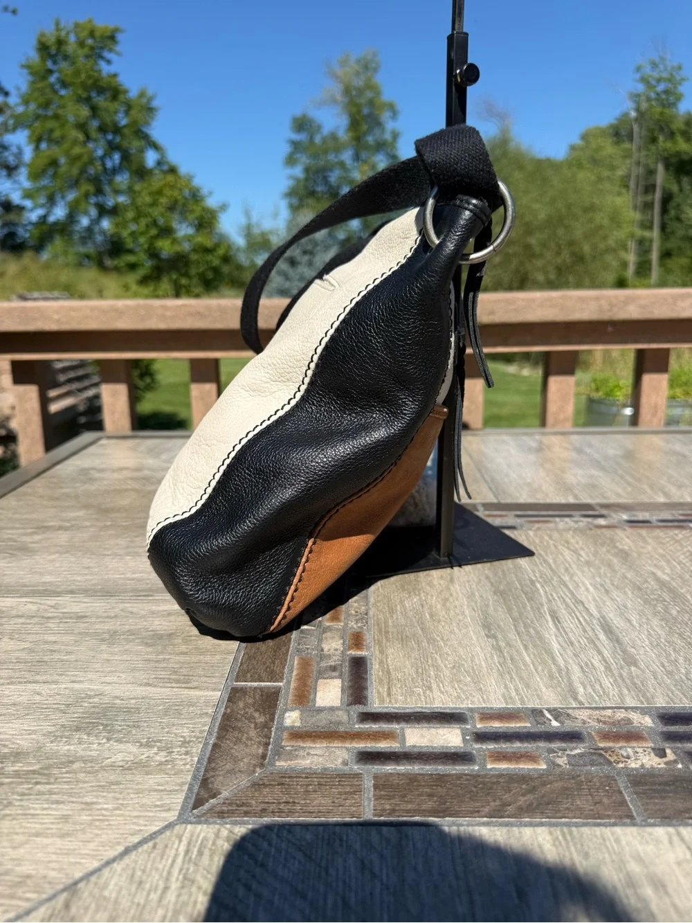EUC Sak Laurel Colorblock Leather Crossbody Bag